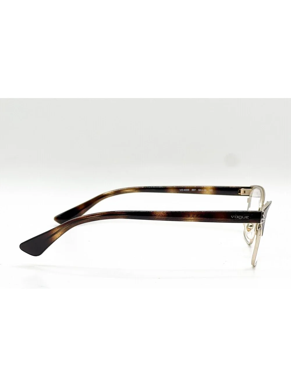 Vogue VO 4009 997 Brown/Pale Gold Authentic Eyeglass Frames 54-18